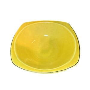 Vintage Paden City Pottery Minion Mandarín Yellow  1950s Vegetable Serving Bowl